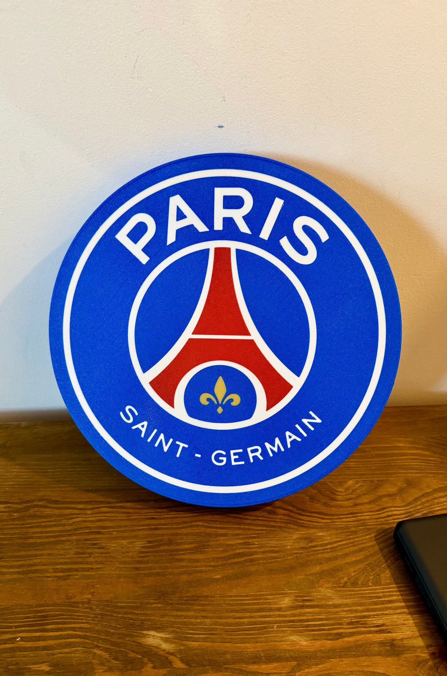 Enseigne Lumineuse PSG Paris Saint Germain Football Équipe Décoration Murale LED Support Cadeau Fan Foot