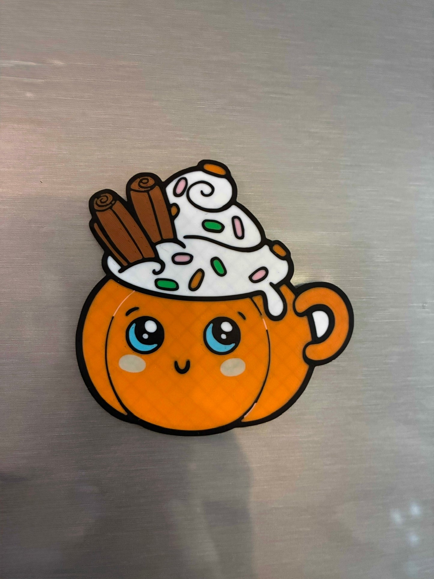Lot de magnets Pumpkin Spice, décoration frigo automne, aimants kawaii café
