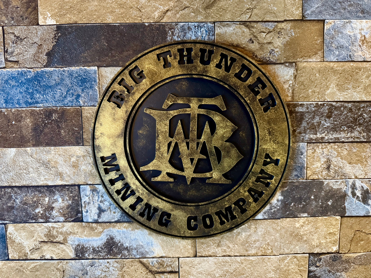 Big Thunder Mountain Railroad - BTM Logo -