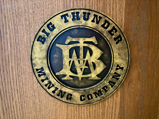 Big Thunder Mountain Railroad - BTM Logo -