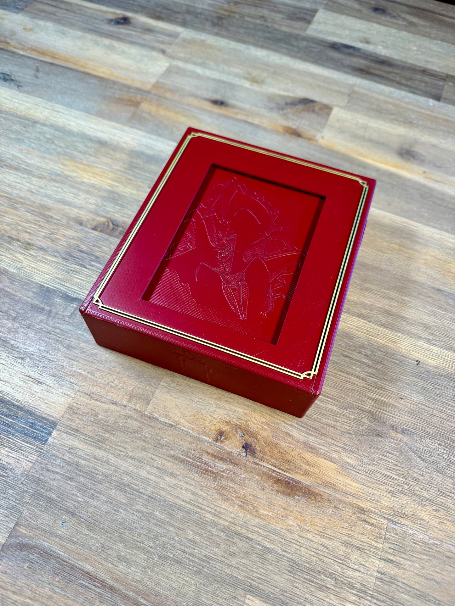 Deckbox Lorcana La Quête des Illumineurs - Boîte de rangement Jafar vol au palais pour cartes jeu collectible