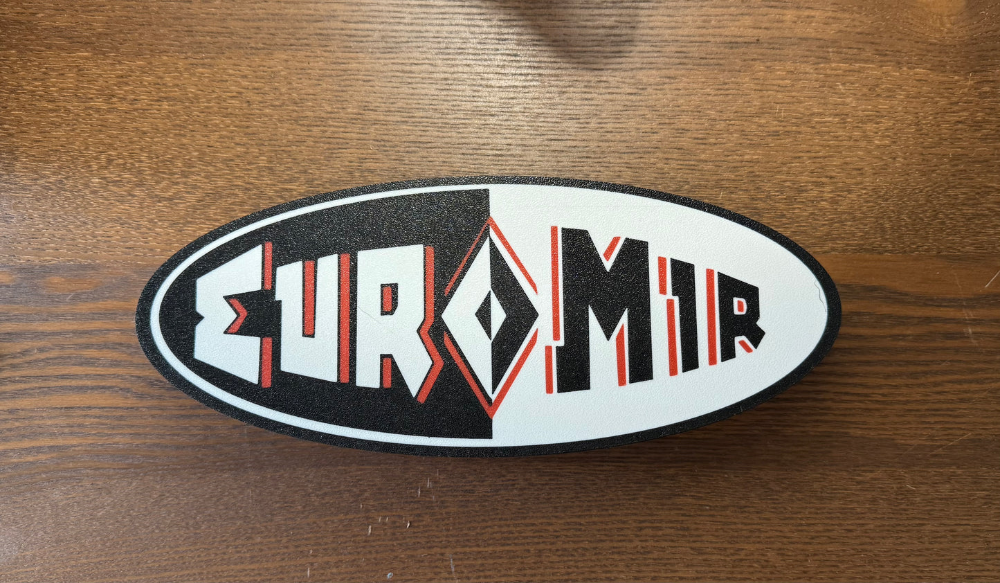 Enseigne Lumineuse EUROMIR – Europa-Park – LED USB – 30x12 cm – Impression 3D