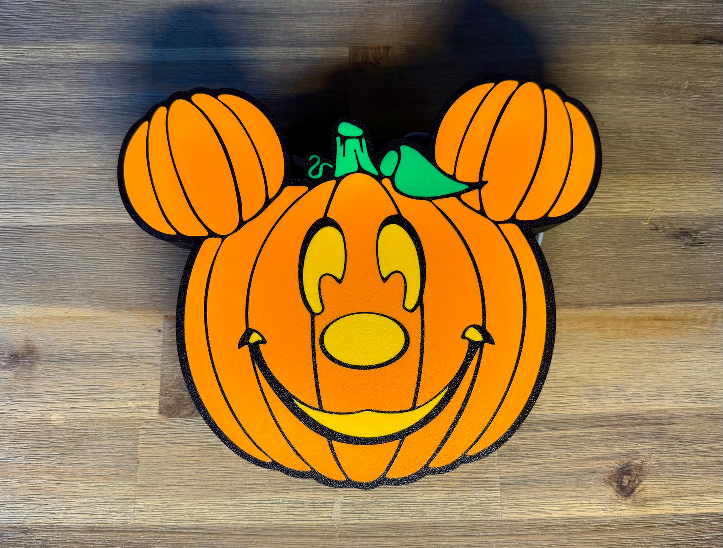 Logo lumineux Citrouille Mickey – Décoration Halloween Disney – Lampe USB