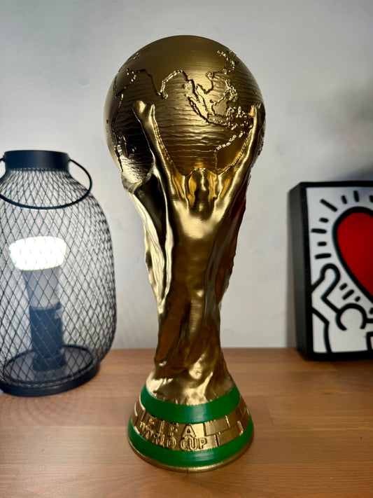 🏆 Réplique Trophée Coupe du Monde – Taille Réelle