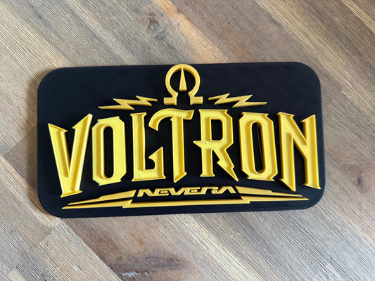 Plaque murale 3D Voltron Europa Park, Souvenir attraction roller coaster