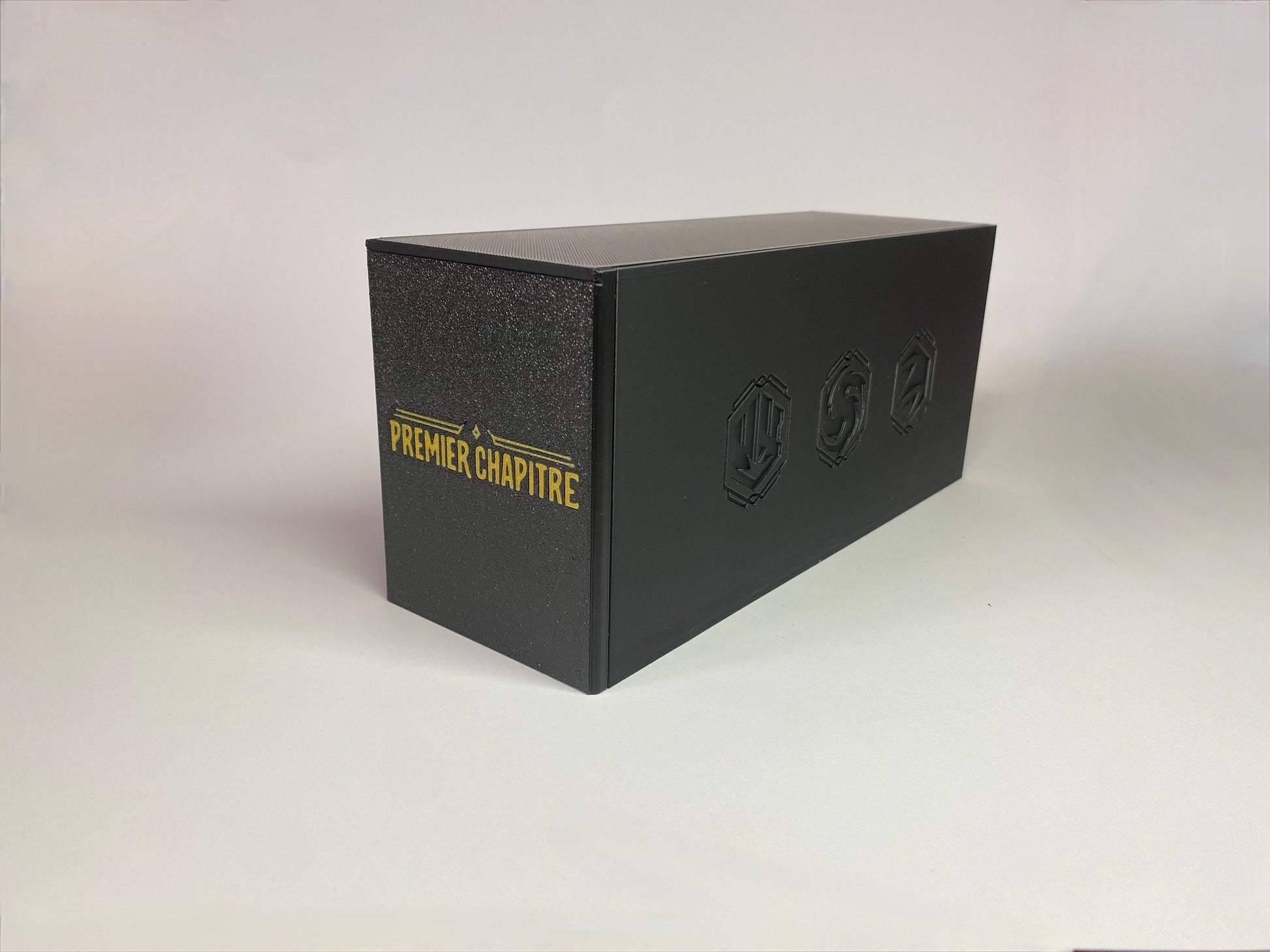 Lot de 5 Deck Box Lorcana, premier chapitre, lâassension des floodborn, les terres dâencres, le retour dâUrsula, ciel Ă©tincelant