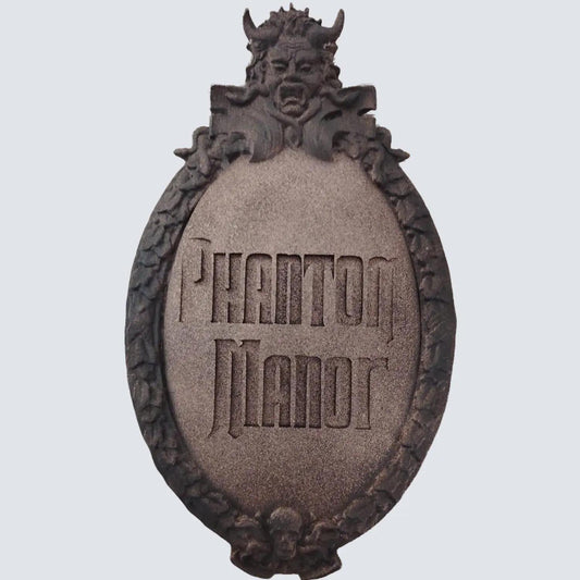 Plaque Phantom Manor décoration maison Logo - Disneyland Paris - Walt Disney World Props plaque décorative. inspiration Frontierland. Mélanie Ravenswood