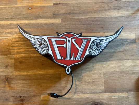 Logo FLY – Enseigne Déco Attraction – Version LED ou Non-Lumineuse
