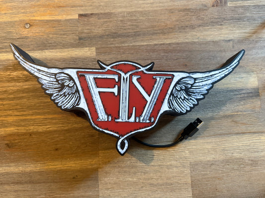 Logo FLY – Enseigne Déco Attraction – Version LED ou Non-Lumineuse