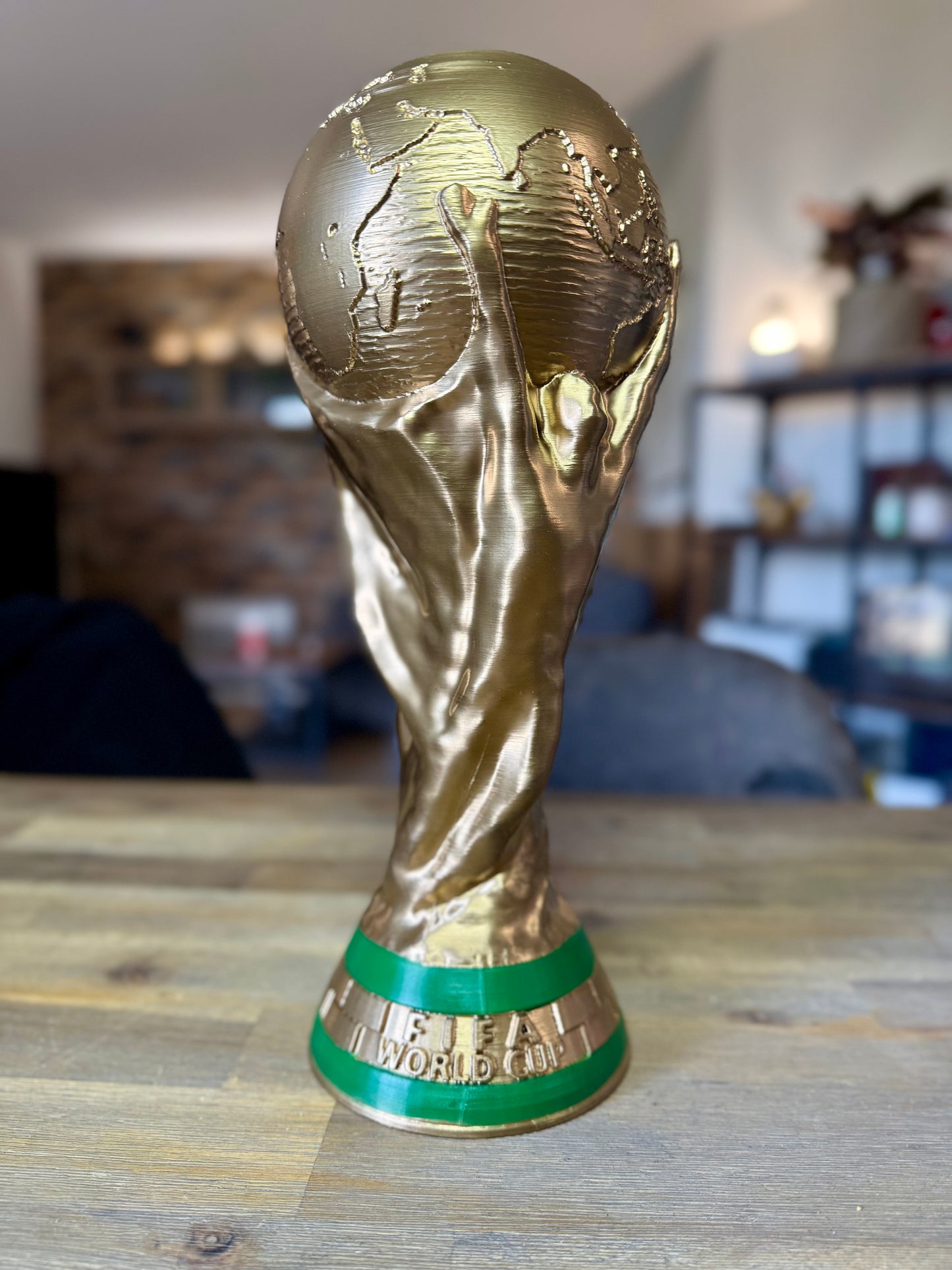 🏆 Réplique Trophée Coupe du Monde – Taille Réelle