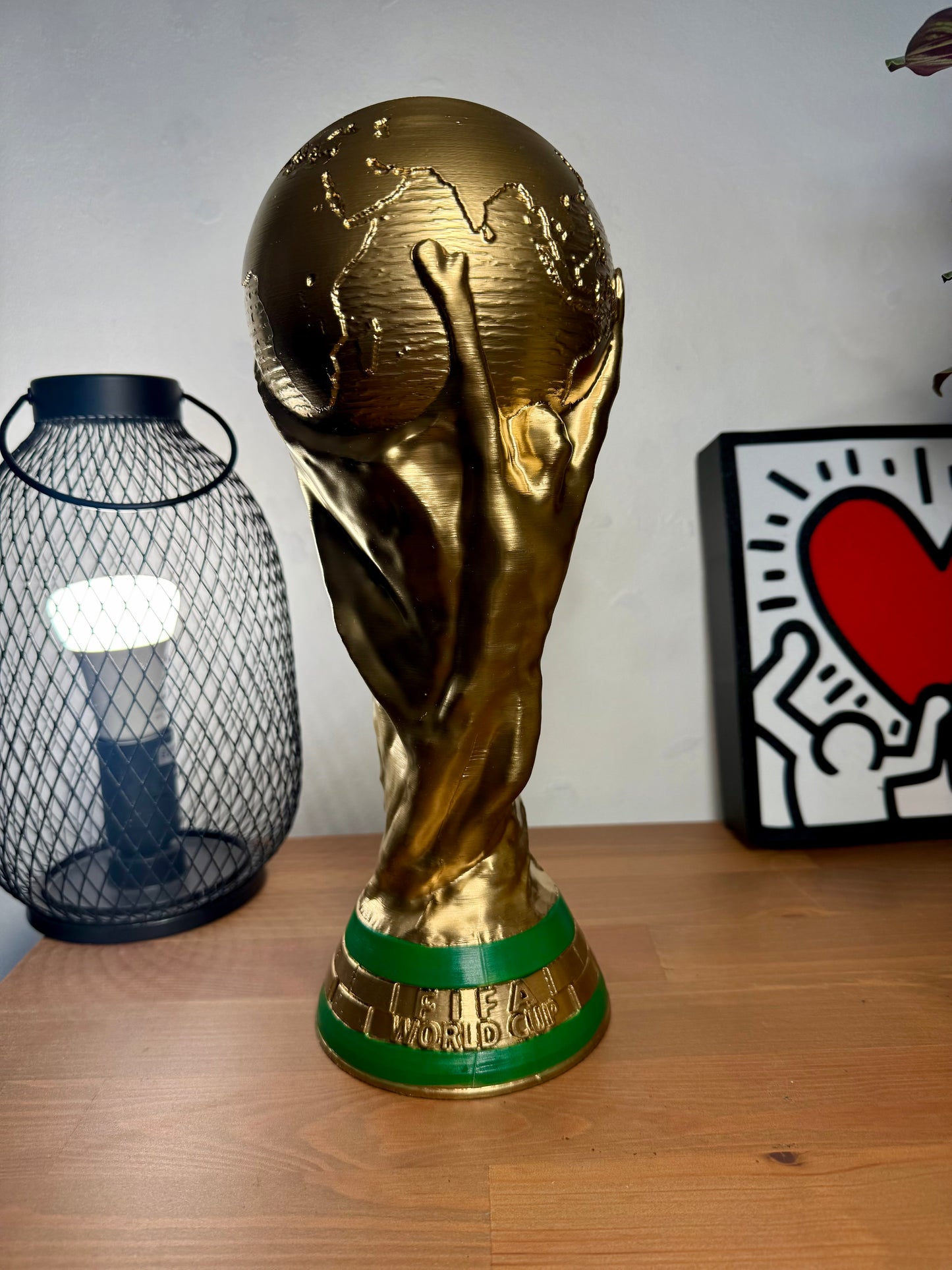 🏆 Réplique Trophée Coupe du Monde – Taille Réelle