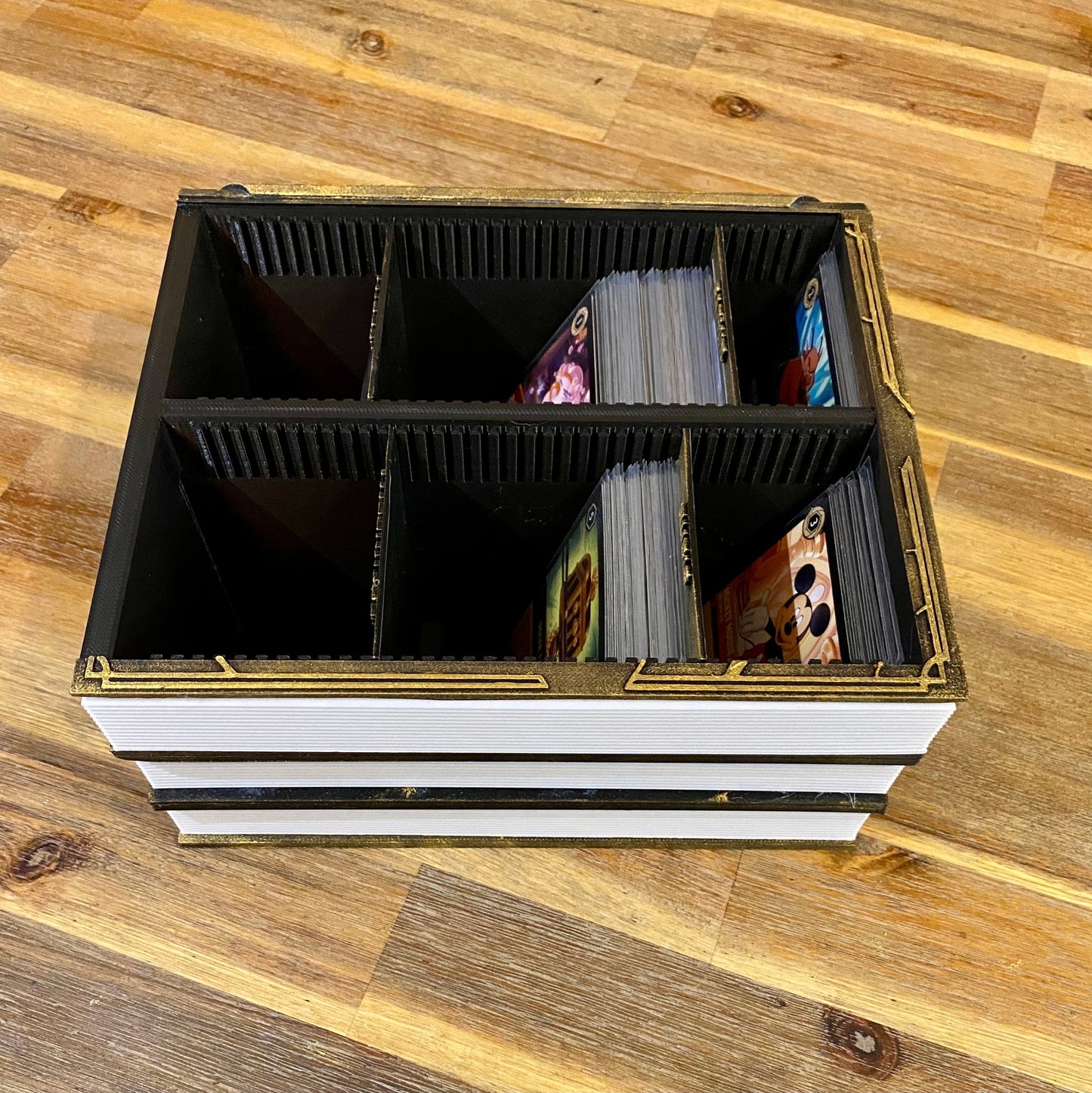 Maxi deck box Lorcana, boîte de rangement pour jeu de carte, solution de rangement lorcana, collection, tri,